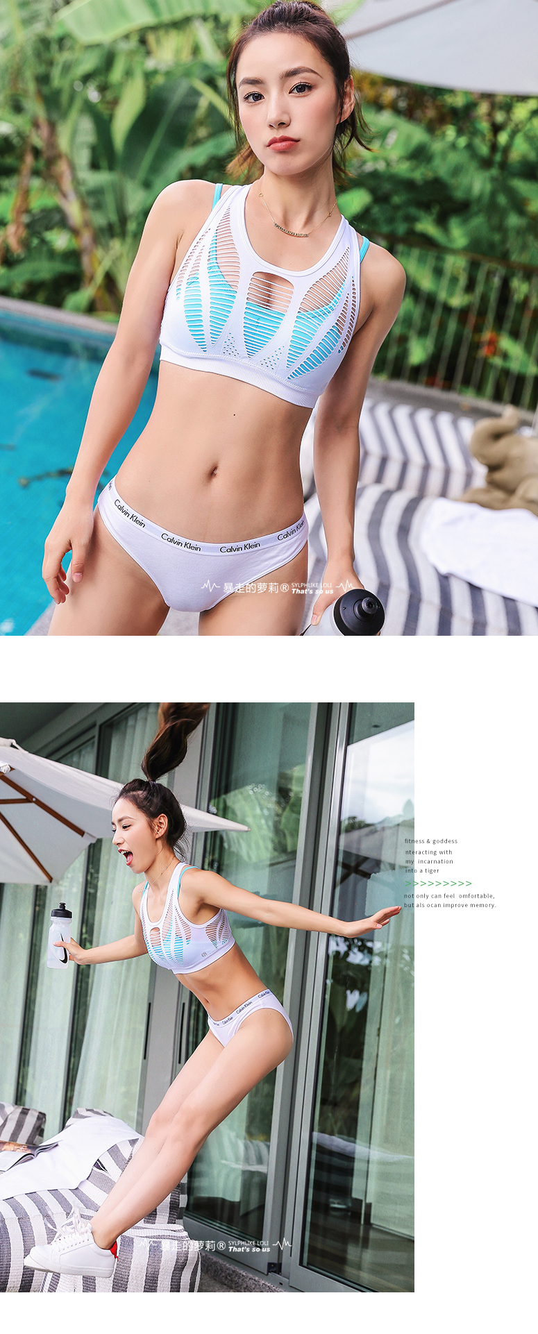 Runaway Loli Sports đồ lót phụ nữ làm đẹp trở lại mà không cần vòng thép chống sốc tập hợp áo ngực tập thể dục bra áo tập