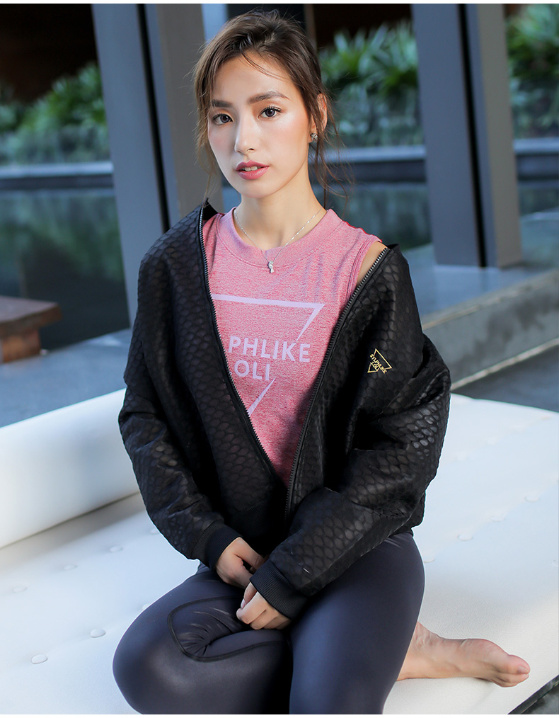 Runaway Lolly lưới thể thao áo khoác nữ mùa xuân thường thể dục chạy đào tạo áo khoác hàng đầu áo khoác nam lining