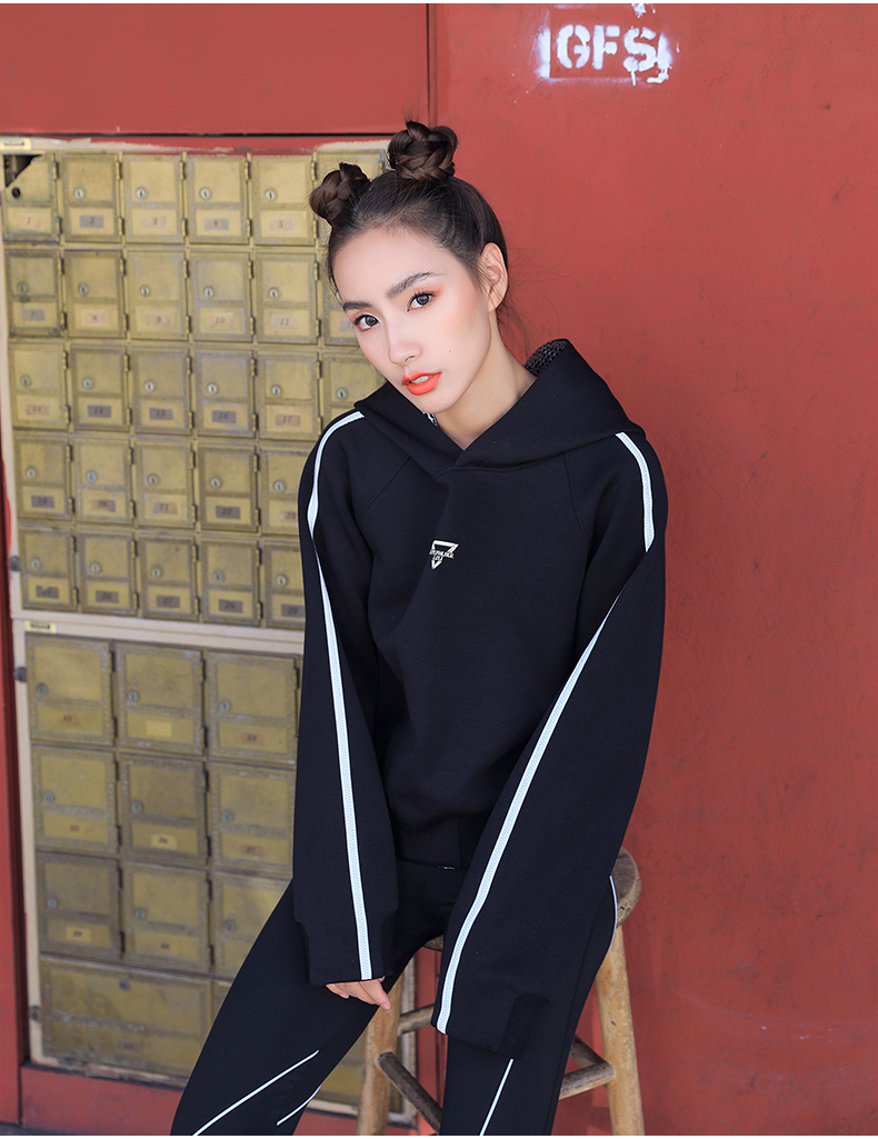 Runaway Loli mặc thể thao và giải trí áo len nữ mùa xuân và mùa thu áo thun mới trùm đầu tập thể dục áo sơ mi áo khoác nỉ nam cao cấp