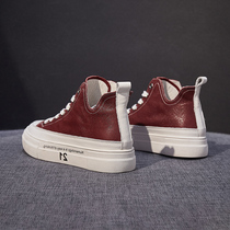  Martin boots womens 2020 new all-match thick-soled increased spring and autumn ins tide British style leather autumn womens shoes boots