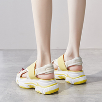  Sandals womens fashion shoes tide 2020 summer new fairy wind wild student sports thick-soled platform shoes net red