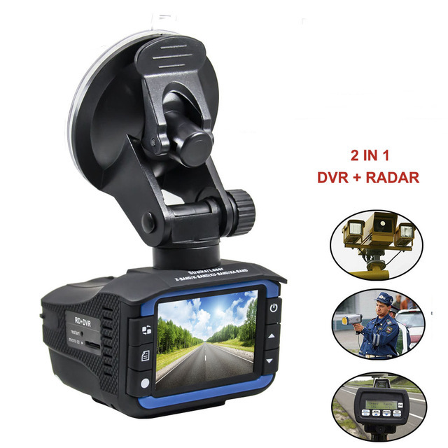 Original 2 In 1 Anti Laser Radar Detectors Car DVR Camera Lo