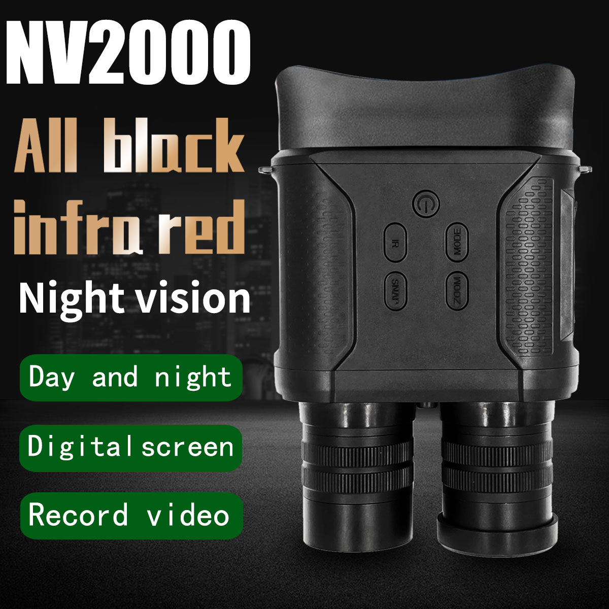 NV2000 Binocular HD Digital Infrared Night Vision Devices Po