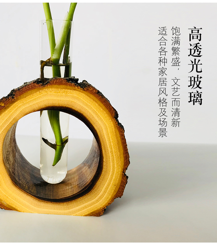 Hoa cắm hoa đơn giản hoa sáng tạo nước trồng hoa màu xanh lá cây chậu thủy tinh bình văn phòng - Vase / Bồn hoa & Kệ chậu hoa nhỏ