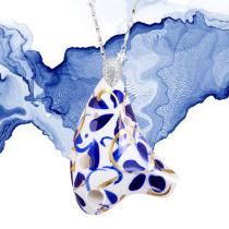 TNG Mini small Ocarina 6 hole ethnic style necklace female light luxury niche 2020 new design sense birthday gift