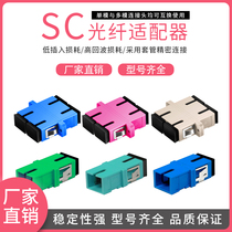 SC single double core with ear short ear metal plastic fiber plug connection adapter flange coupler multispec