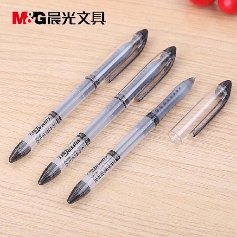 Morning light 0 38mm black bullet accounting office meeting student signature writing business carbon medium water pen