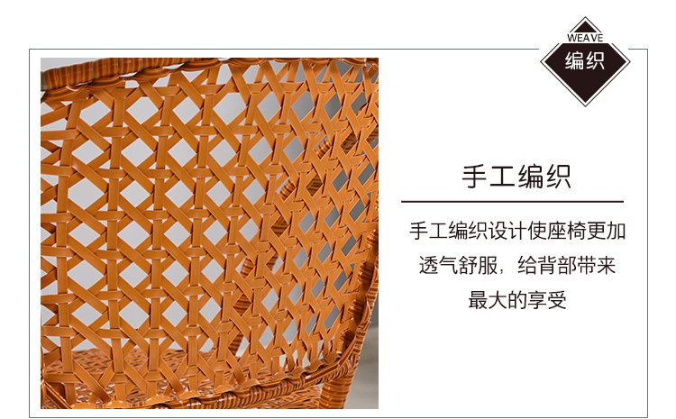 Ghế wicker ba mảnh ban công bảng và ghế năm mảnh đồ nội thất giải trí bàn ghế ngoài trời vườn bàn cà phê ghế kết hợp