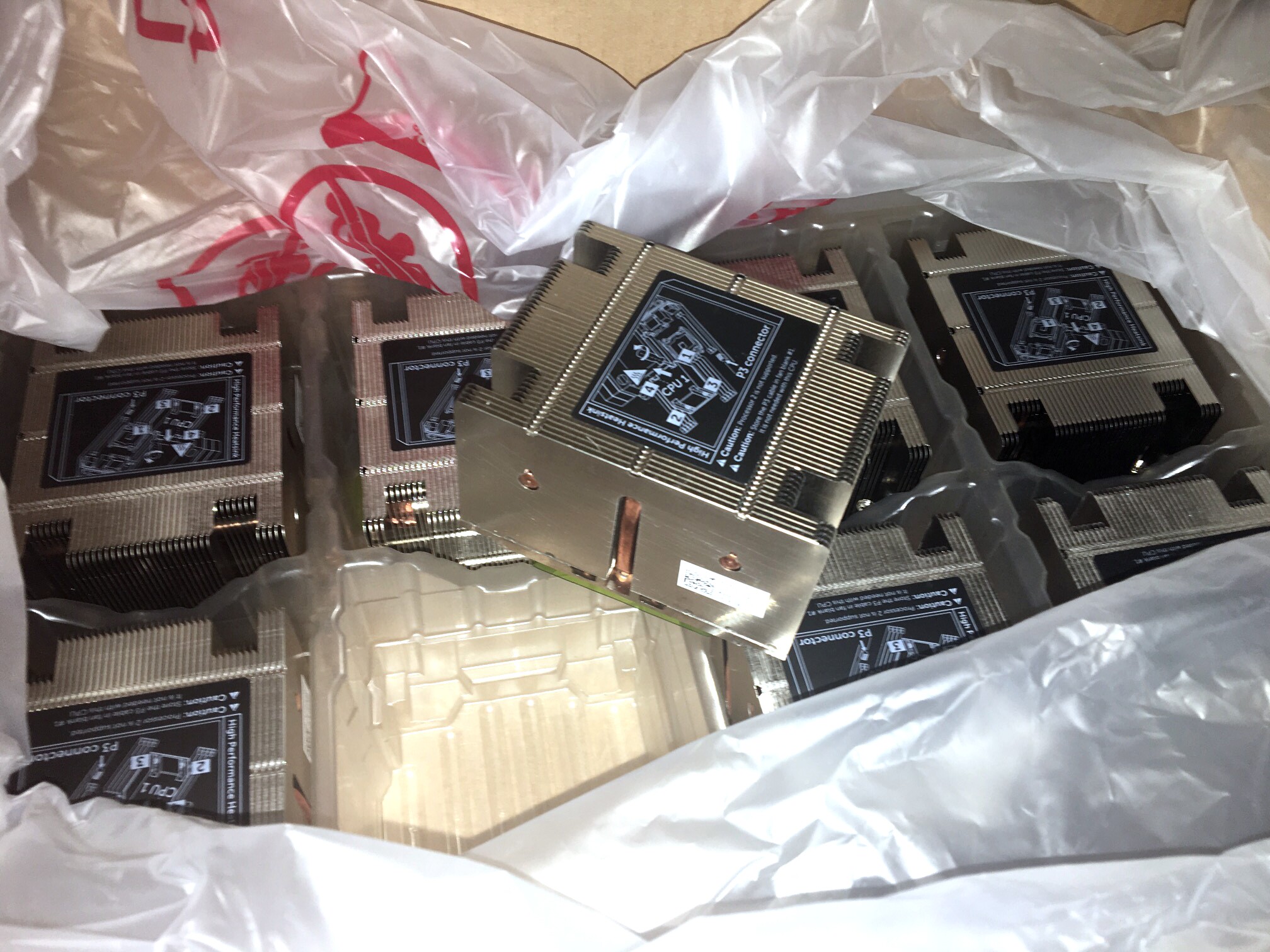 Brand new DELL Dell R530 R530XD server CPU radiator fins RG202 2U