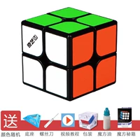 Магнитная наклейка Qiyi второго уровня на черном фоне для соревнований