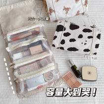 Large Capacity Ins Premium Cosmetic Bag Mini Waterproof Travel Portable Toilet Bag Organizer Bag