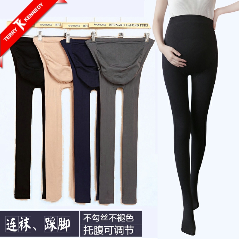 TK pregnant women's bottoming socks in spring and autumn wear pantyhose pantyhose belly stockings thin section flesh-colored bare legs artifact socks