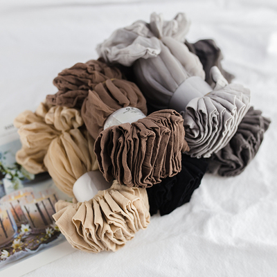 超薄丝袜女短薄款耐磨夏季袜子女短袜黑肉色短筒水晶丝袜女士透明