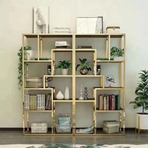 Modern Simple Stainless Steel Shelf Titanium Bogu Rack