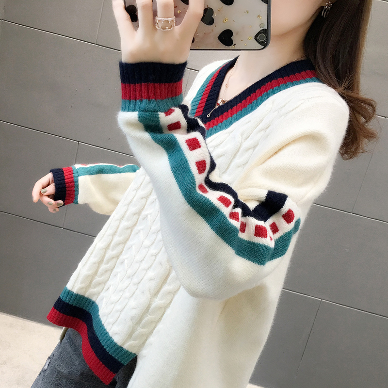 Long sweater 2020 new winter outer wear female Korean Long sweater 2020 new winter outer wear female Korean