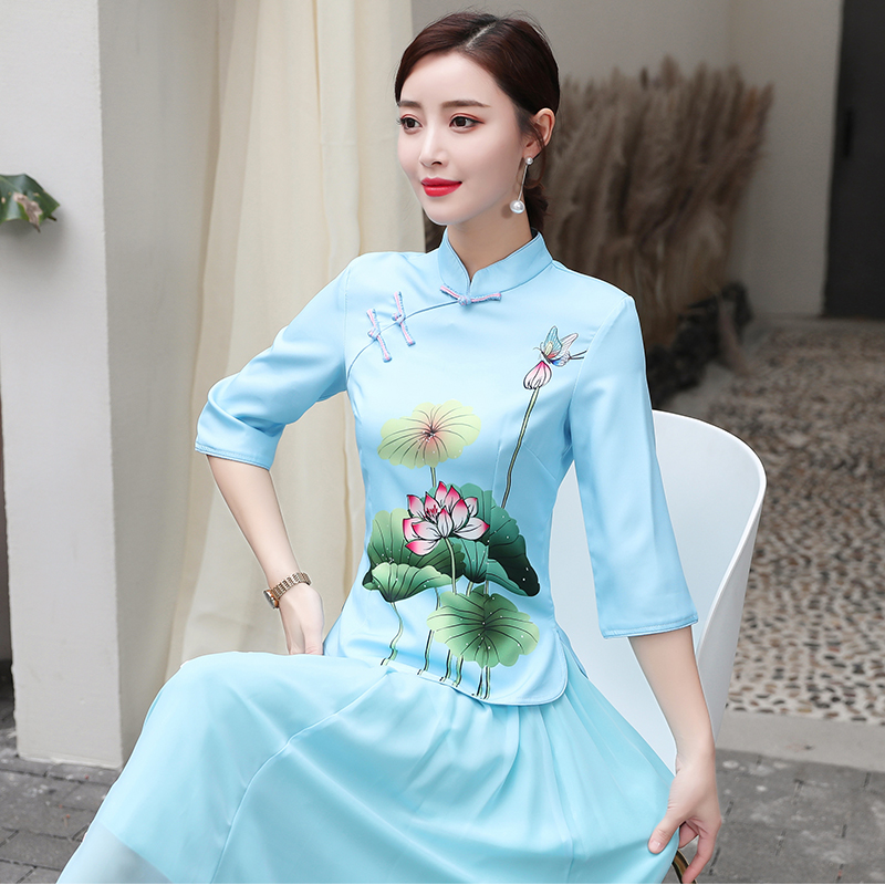  XXL+Top, shiffon long skirt  