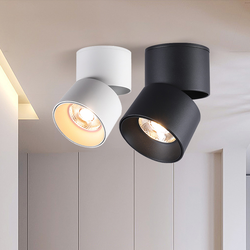 Raj lighting LED lighting can fold drilling-free household living room ceiling projection lamp commercial wall washing lamp