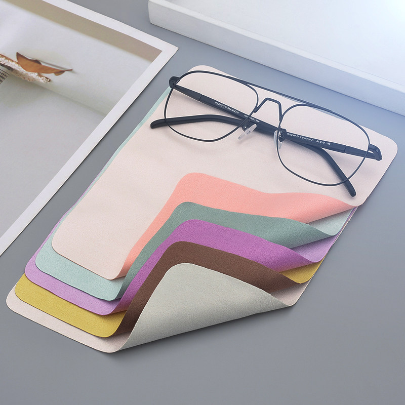 Wipe glasses cloth screen mobile phone display pure cotton professional cleaning anti-Ha gas anti-fog eye cloth Wipe mirror cloth