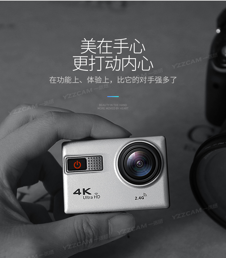 4K HD chống nước camera thể thao kỹ thuật số thông minh chống rung wifi điều khiển từ xa tầm nhìn ban đêm video chuyên nghiệp dv - Máy quay video kỹ thuật số máy quay cầm tay chống rung