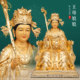Queen Mother Statue Worship Brass Home Furnishings