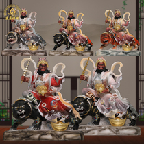 Zhao Gong Ming Han Bai Yuwu Financial and Shenzhening Tiger Chao Marshals Statue Office Swinging Pieces of the Living Room Finance and Gods Shops Decoration