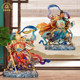 Jialanweituo Buddha statue pure copper enamel Chinese style living room