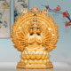 Bronze Chinese style living room Thousand-Armed Guanyin Bodhisattva Buddha ornaments