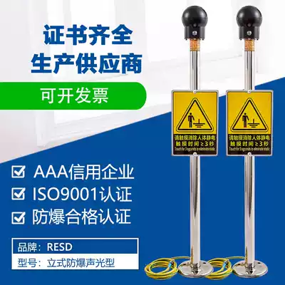 ET-PSA human body electrostatic discharge alarm ET-PSA sound and light voice explosion proof human body static electricity elimination alarm
