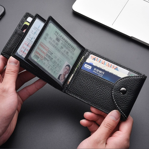 Универсальный мужской вместительный и большой защитный чехол для водительских прав, картхолдер, из натуральной кожи
