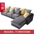 Bắc Âu hiện đại phòng khách nhỏ gọn khép kín căn hộ kích thước xuống sofa rửa vải góc kép kết hợp ba - Ghế sô pha bộ ghế sofa gỗ Ghế sô pha