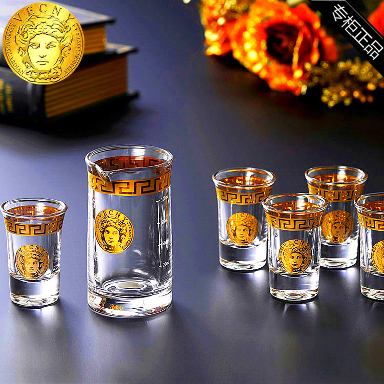 Czech crystal white wine glass decanter set pour lead-free wine glass high wine divider spirits wine set