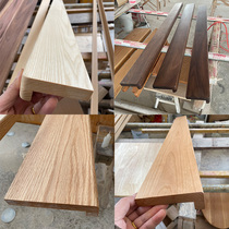 Window sill board solid wood bay window log board desktop table partition wooden solid wood stair tread wall handrail