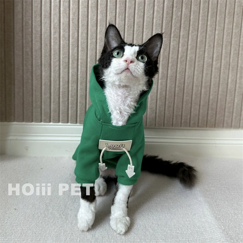 Hoiii Pet Tide Motors Конверсионное свитер дайвинг сфинкс безволосоко