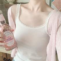 Universal Pure Color Base Lace Lace Lace With Soft Milky White Inner Lap Little Harness W