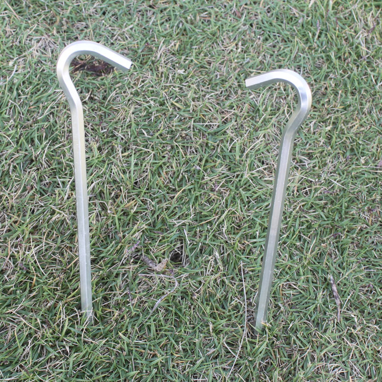 Hexagonal rhombus nails Hexagonal nails Tent nails Hexagonal nails Aluminum alloy battalion nails Hexagonal question mark nails