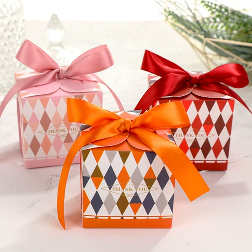 Sugar Box Свадебная конфеты персонализированная креативная ins свадебная конфетка коробка европейская картонная коробка в стиле пустое ящик для конфеты подарочная коробка