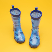 Childrens rain boots Boy baby girl childrens rain boots Child toddler water shoes Non-slip raincoat rubber shoes