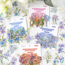 PaperMore Mountain Flower Boiled Wine PET Sticker Pack Fresh and Elegant Flower Plant Epiphyllum Pocket Decoration Sticker