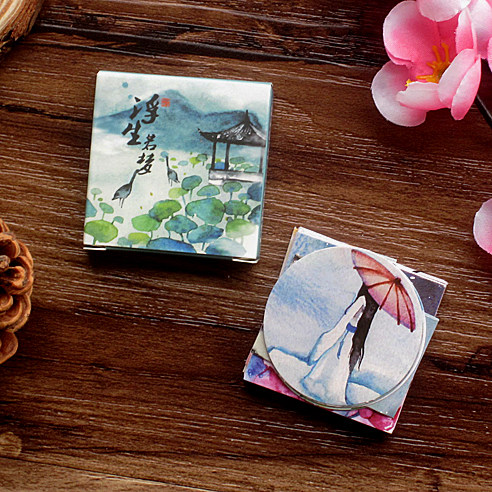 Letter's lovers boxed with stickers Make meritocratic ancient wind nameplate DIY decorative adhesive hand ledger stickers