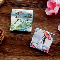 Letters lover boxed sticker floating if dream meritocratic ancient wind word card name DIY Decorative Adhesive Hand Ledger