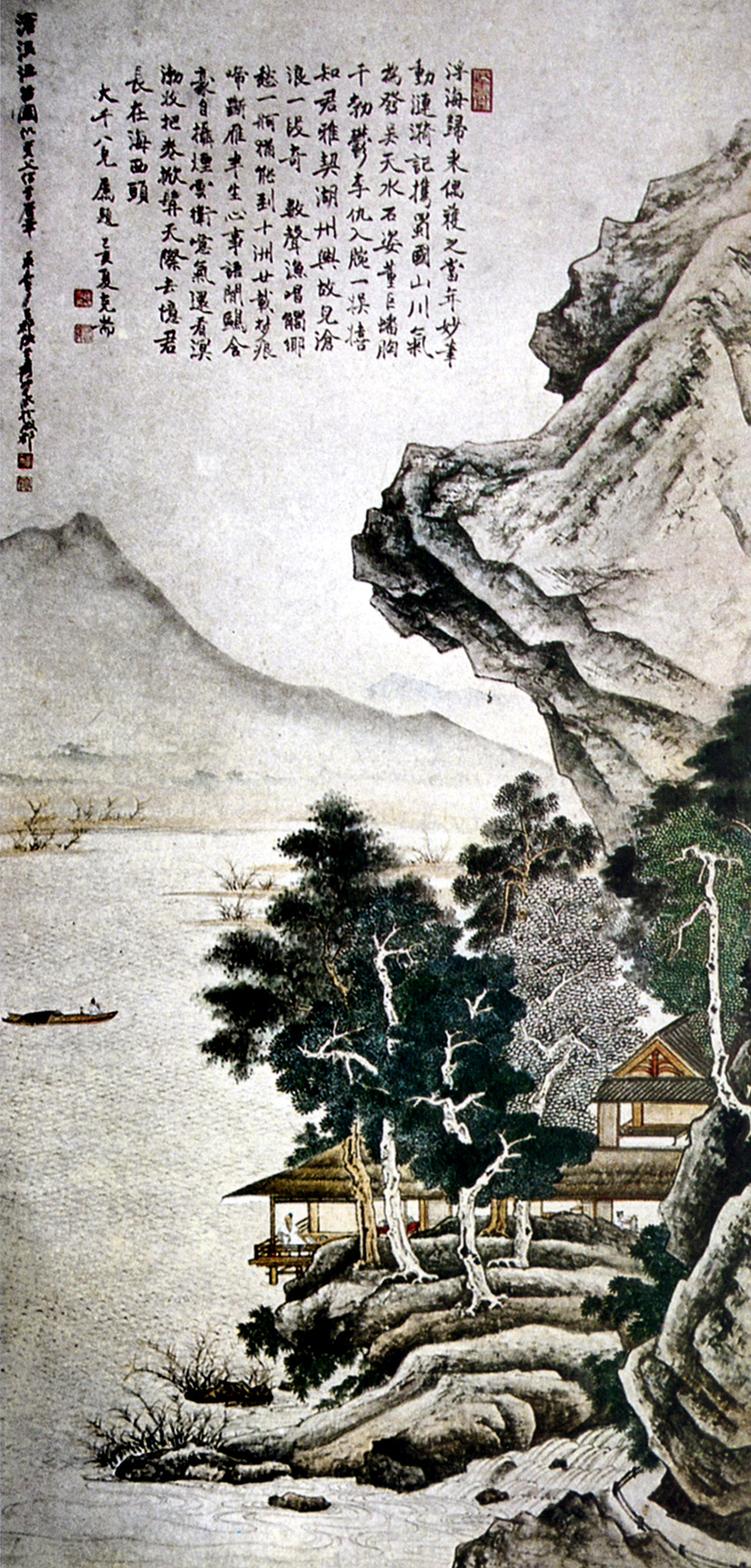 名画古画张大千沧