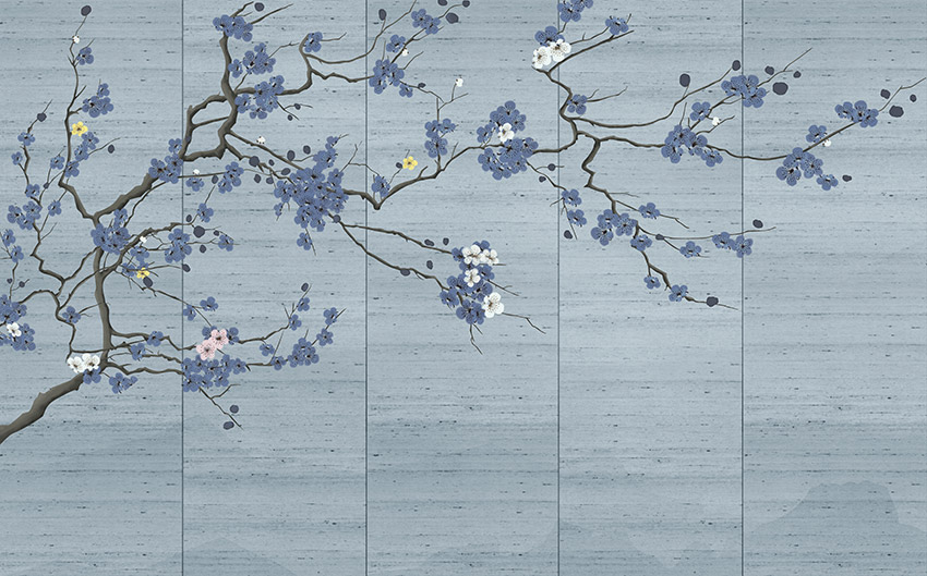 不分层新中式花鸟