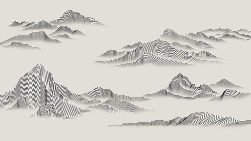 现代简约背景墙抽