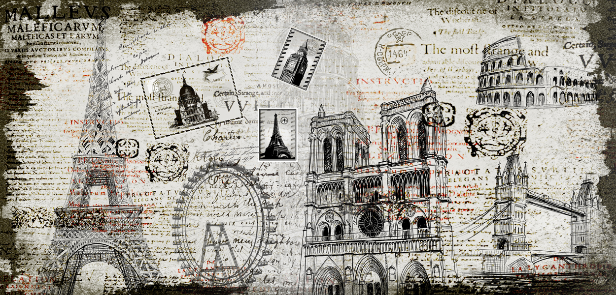 西方印象复古怀旧