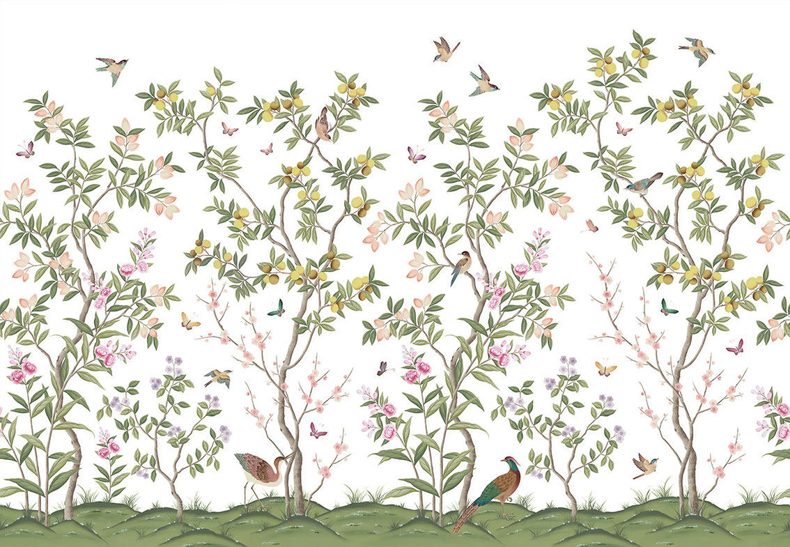 背景墙新中式现代