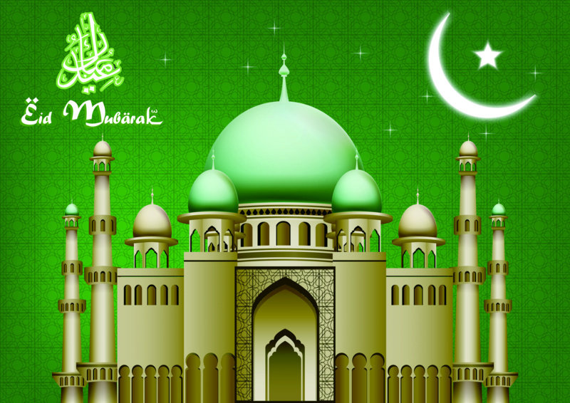 伊斯兰清真寺背景