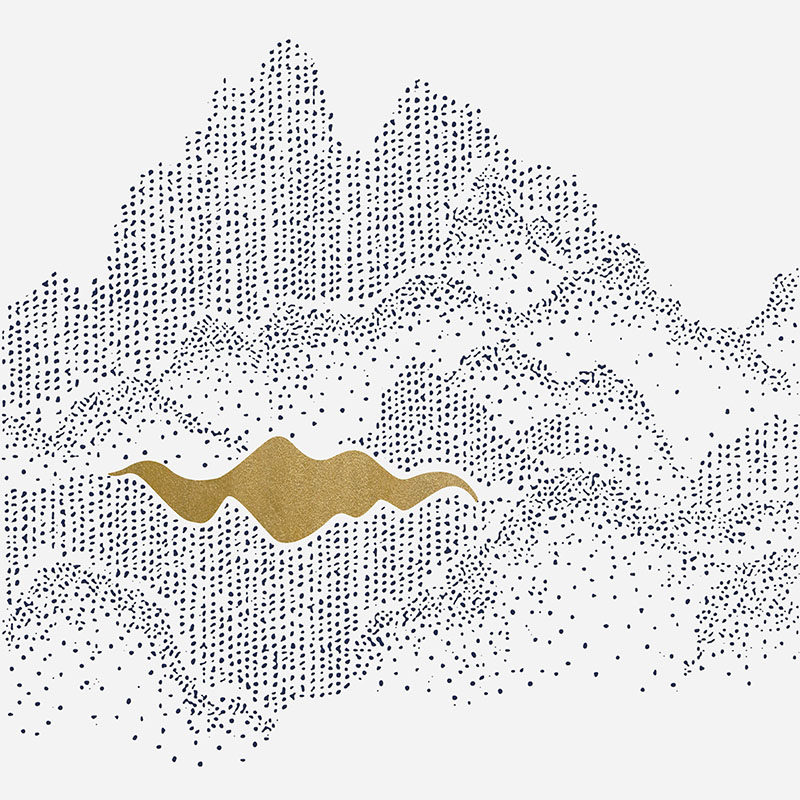 背景墙新中式抽象