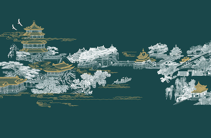 新中式阁楼清明上