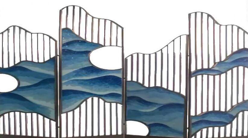 屏风 新中式背景