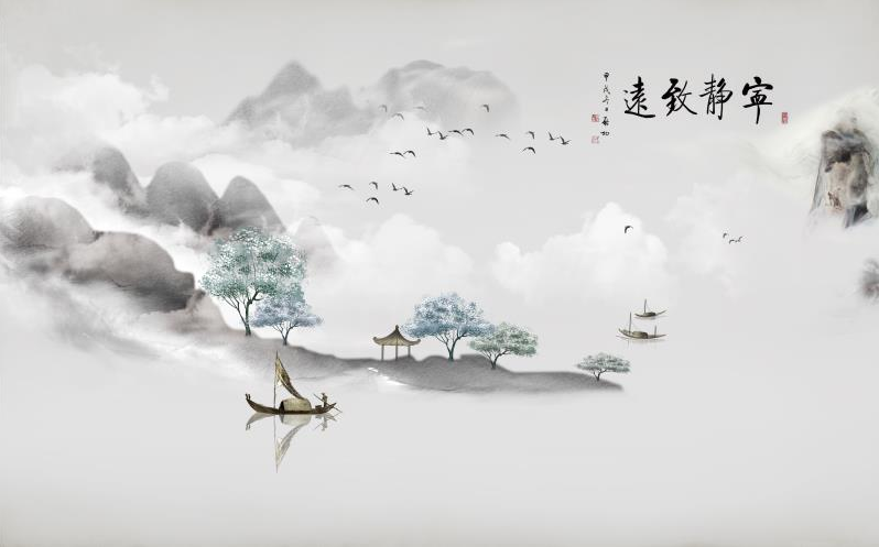 宁静致远新中式抽